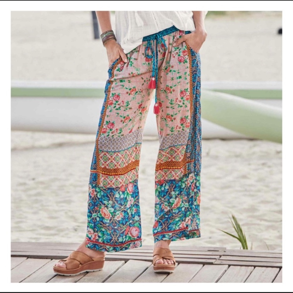 Sundance Tolani S garden pants bright floral